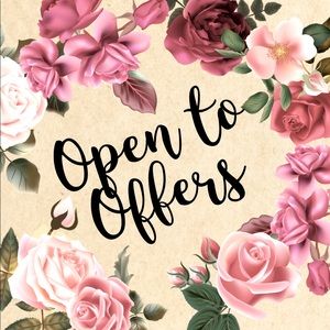 Feel free to send offers!